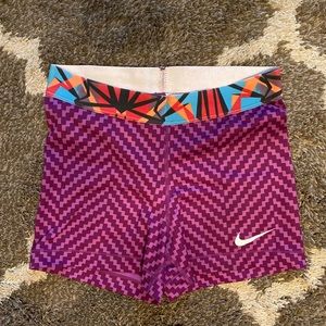 Purple Nike spandex